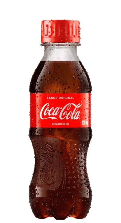 COCA COLA 200ML PET R$3,00